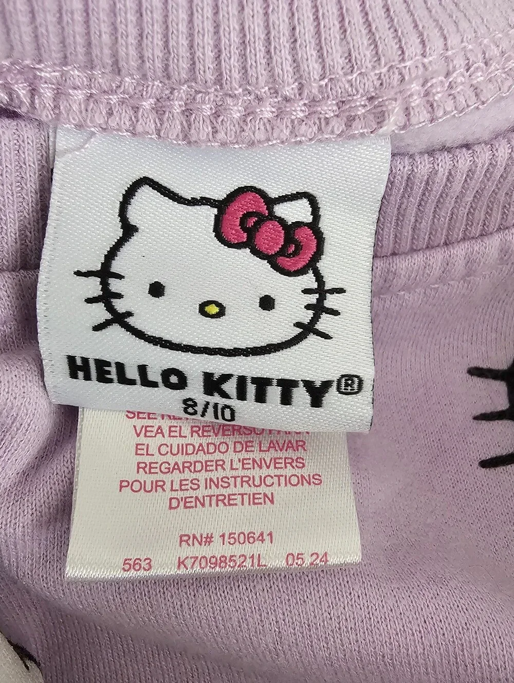 HEĹLO KITTY Girls 8/10 Sweat Shirt & Pant Set, Sweatsuit